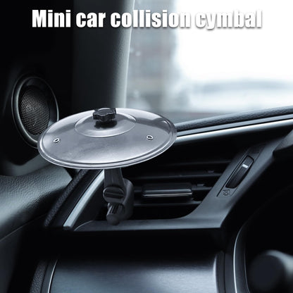 Auto Crash Becken, Auto-Trommel-Lüftungsschlitz, Car Crash Cymbal Drum, Bring Schwung in jede Fahrt mit diesem cleveren Auto Gadgets! perfekt gegen monotone Staus und Müdigkeit am Steuer