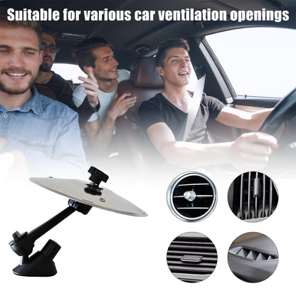 Auto Crash Becken, Auto-Trommel-Lüftungsschlitz, Car Crash Cymbal Drum, Bring Schwung in jede Fahrt mit diesem cleveren Auto Gadgets! perfekt gegen monotone Staus und Müdigkeit am Steuer
